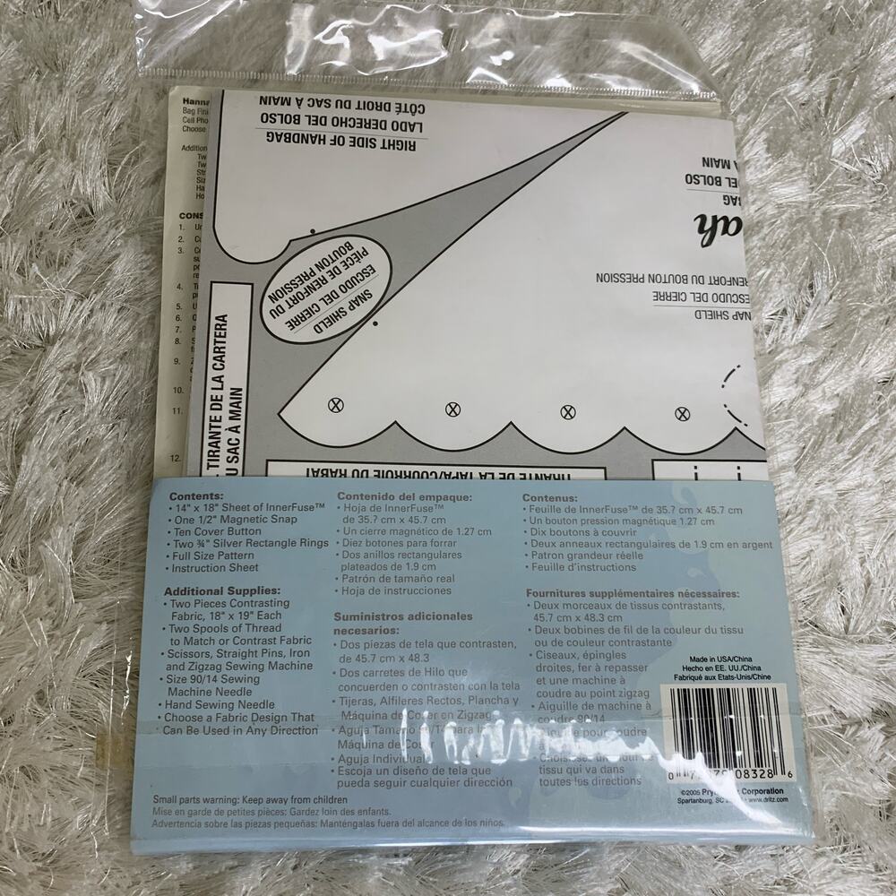 Handbag Kit with Innerfuse Contains the Pattern and Innerfuse - Picture 4 of 5